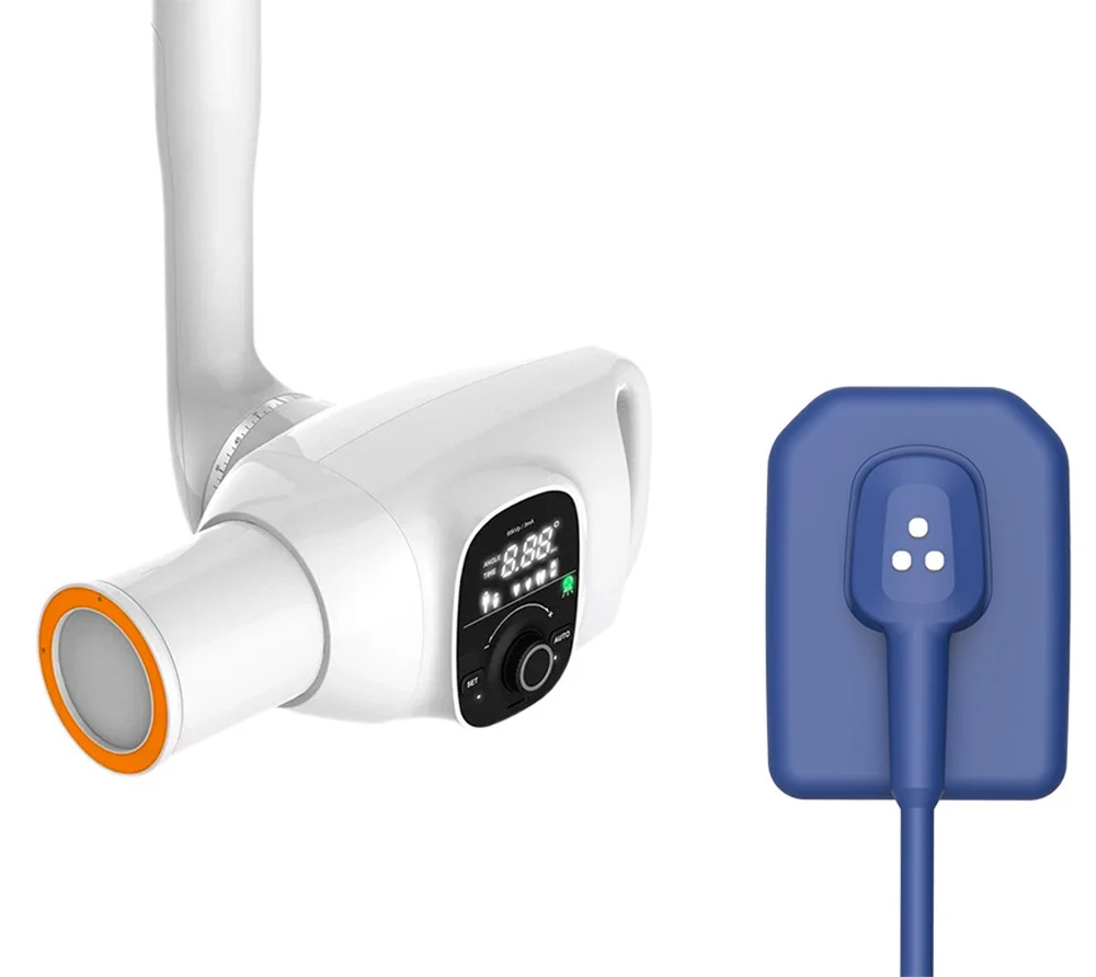 Комплект рентгенодиагностики. Настенный рентген Vatech EzRay Air Wall + радиовизиограф Vatech EzSensor Soft - детали комплектации